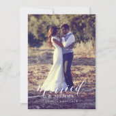 Gehuwd en Merry Feestdagenkaart (Voorkant)