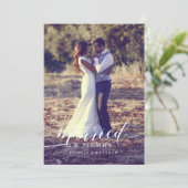 Gehuwd en Merry Feestdagenkaart (Staand voorkant)