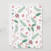 Gehuwd en Merry Feestdagenkaart (Achterkant)