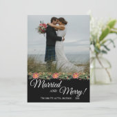 Gehuwd en Merry. - Weddenfoto - Twee zijdes (Staand voorkant)