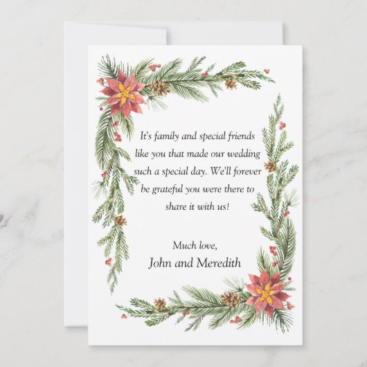 Gehuwd en Merry. - Weddenfoto - Twee zijdes (Achterkant)