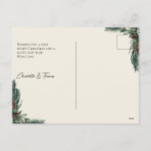 Gehuwd en met Bright Kundenspezië Foto Holiday Feestdagenkaart (Achterkant)