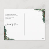 Gehuwd en met Bright Kundenspezië Foto Holiday Feestdagenkaart (Achterkant)