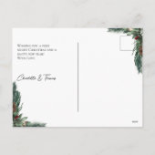 Gehuwd en met Bright Kundenspezië Foto Holiday Feestdagenkaart (Achterkant)