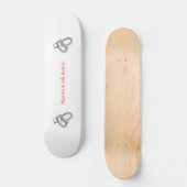 Gehuwd en nog steeds skateeg. persoonlijk skateboard (Voorkant)