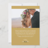 Gehuwd en prettig, multi-foto kerstcollage feestdagenkaart (Achterkant)