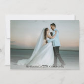 Gehuwd en smederij feestdagenkaart (Achterkant)