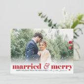 Gehuwd en smederij | Weddenschappen | Kerstmis Kaart (Staand voorkant)