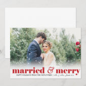 Gehuwd en smederij | Weddenschappen | Kerstmis Kaart (Voorkant / Achterkant)