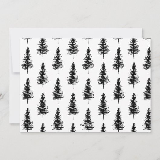 Gehuwd en vrolijk | Eerste kerstfoto Feestdagenkaart (Achterkant)