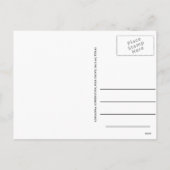 Gehuwd en vrolijk | Vette moderne feestdag foto Feestdagenkaart (Achterkant)