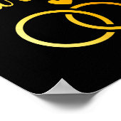 Gehuwd Gewoon Huwelijk bruid bruid echtgenoot Poster (Hoek)