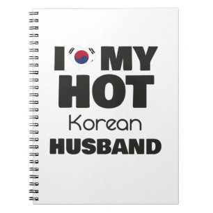 Gehuwd Hot Korea Man Ik hou van mijn hot-Koreaans Notitieboek