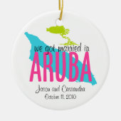 Gehuwd in Aruba Ornament (Voorkant)