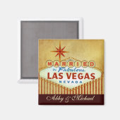 Gehuwd in Fabulous LAS VEGAS Magneet (Voorkant / Achterkant)