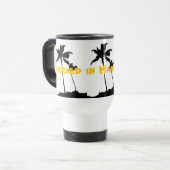 Gehuwd in Hawaii Palm Trees Reisbeker (Voorkant links)