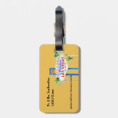 Gehuwd in Las Vegas Aankondiging Bagagelabel (Achterkant verticaal)