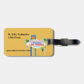 Gehuwd in Las Vegas Aankondiging Bagagelabel (Achterkant horizontaal)