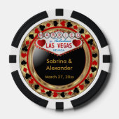 Gehuwd in Las Vegas - Bedankt Poker Chips (Voorkant)