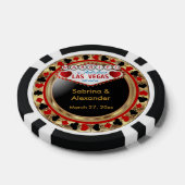 Gehuwd in Las Vegas - Bedankt Poker Chips (Enkel)