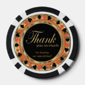 Gehuwd in Las Vegas - Bedankt | SINAASAPPEL Pokerchips (Achterkant)