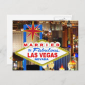 Gehuwd in LAS VEGAS Post Kaart (Voorkant / Achterkant)