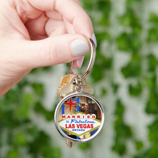 Gehuwd in LAS VEGAS Sleutelhanger (Hand)