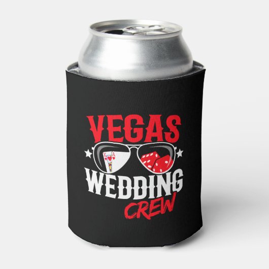 Gehuwd in Las Vegas - Vegas Wedding Party Blikjeskoeler (Blikje Voorkant)