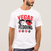 Gehuwd in Las Vegas - Vegas Wedding Party T-shirt (Voorkant)