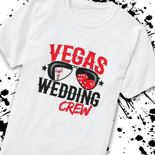 Gehuwd in Las Vegas - Vegas Wedding Party T-shirt