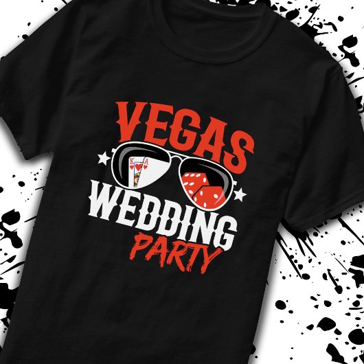 Gehuwd in Las Vegas - Vegas Wedding Party T-shirt