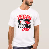 Gehuwd in Las Vegas - Vegas Wedding Party T-shirt (Voorkant)