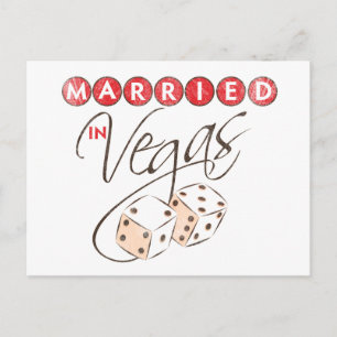 Gehuwd in Vegas Briefkaart