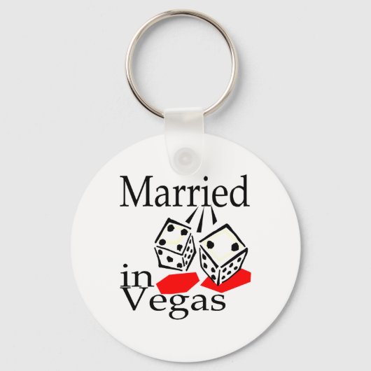 Gehuwd in Vegas Sleutelhanger (Voorkant)