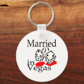 Gehuwd in Vegas Sleutelhanger (Voorkant)