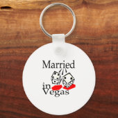 Gehuwd in Vegas Sleutelhanger (Voorkant)