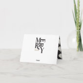 gehuwd kerstfeest aankondiging (Achterkant)