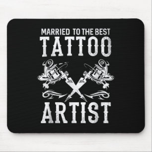 Gehuwd met de beste Tattoo artistieke vrouw of ech Muismat