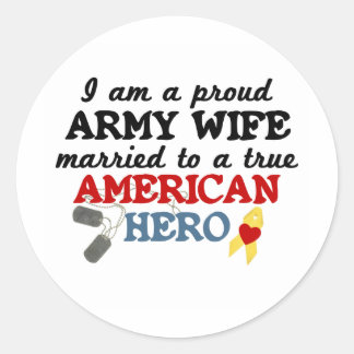 Gehuwd met een Hero Ronde Sticker