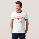 Gehuwd met een Libanees T-shirt (Voorkant volledig)