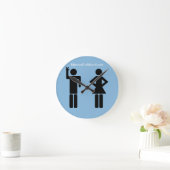 Gehuwd met een nerd ronde klok (Huis)