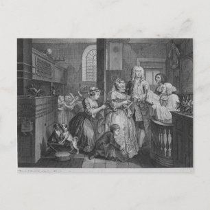 Gehuwd met een oude meid briefkaart