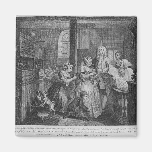 Gehuwd met een oude meid magneet (Voorkant)