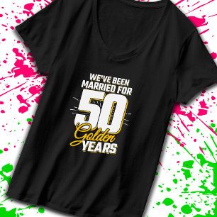 Gehuwd paar 50 jaar 50th Wedding Jubileum T-shirt