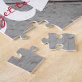 Gehuwd | Passen getrouwd Wedding Foto gepersonalis Legpuzzel (Zijkant)