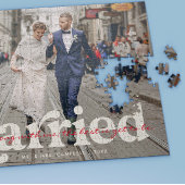 Gehuwd | Passen getrouwd Wedding Foto gepersonalis Legpuzzel