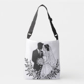 Gehuwd raken crossbody tas (Voorkant)