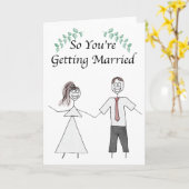 Gehuwd raken kaart (Gele Bloem)