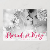 Gehuwd rood en de Vrolijke Kerstkaart van het Pas (Voorkant)