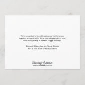 Gehuwd rood en de Vrolijke Kerstkaart van het Pas (Achterkant)